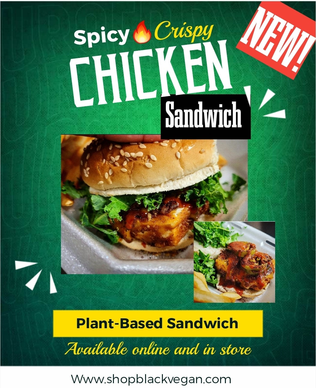 Crispy Chicken Sandwich The Black Vegan